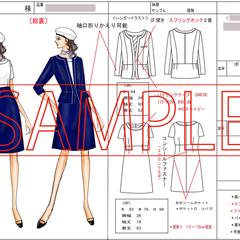 受付用　オリジナルユニフォームデザイン画　提案書