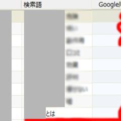 SEO対策結果　検索上位独占