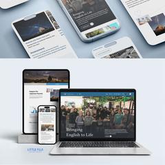 Wixを使った語学学校Webサイトのリニューアルデザイン