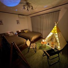 民泊物件　お子様向けキャンプテイストご提案