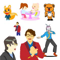 キャラクターデザイン&似顔絵