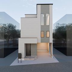 住宅会社の外観パース作成