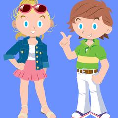 男の子女の子イラスト