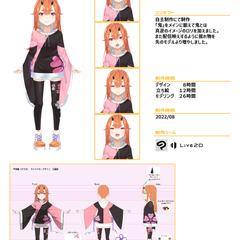 Vtuberデザイン２