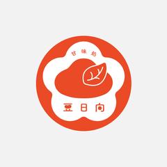 甘味処「豆日向」ロゴマーク