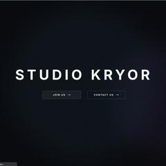 Studio Kryorのホームページ作成