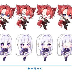 デフォルメイラストサンプル