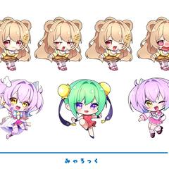 デフォルメイラストサンプル