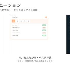 業種別デザインカスタマイズ対応