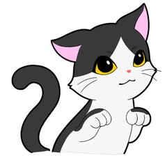 ねこちゃんのイラスト