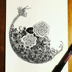 かわいいペン画描きます