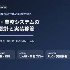 Webサービスの上流設計と実装移管