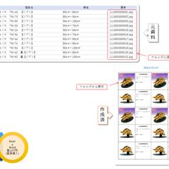 ワード、差込印刷（画像差込あり）