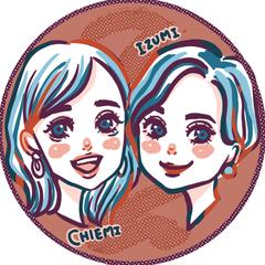 友達との似顔絵