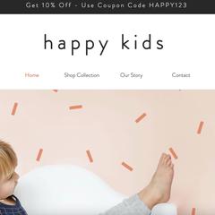 ポップ×子ども系 Webサイト(サンプル)
