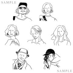 人物アイコンイラスト