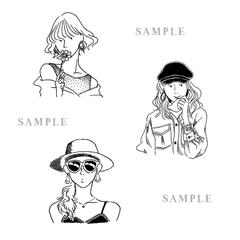 挿絵、シンプルイラストをお描きします。