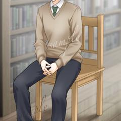 図書室男子