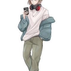 気だるげな男の子
