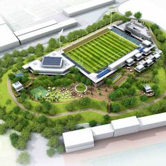 リアルな鳥瞰・俯瞰の建築CGパースを作成します