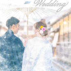 ウェルカムボード制作（写真の水彩アレンジ）