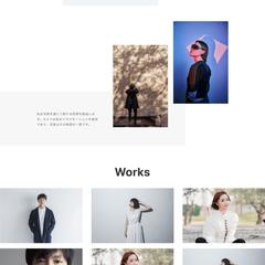 フォトグラファー向けのポートフォリオサイト（デモ）