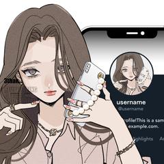 SNSアイコンイラスト