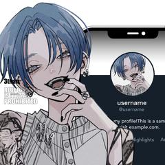 SNSアイコンイラスト