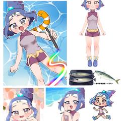 参考資料「オリジナルキャラクター鯖子(さばこ)」