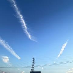 空写真を素材に。