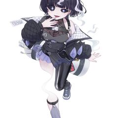 Vtuber様のキービジュアル立ち絵作成