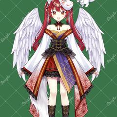 天狐 深紅さん　IRIAM用イラスト