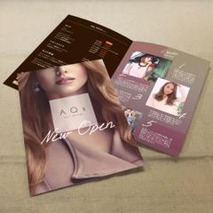 【美容室】NEW OPEN のチラシ