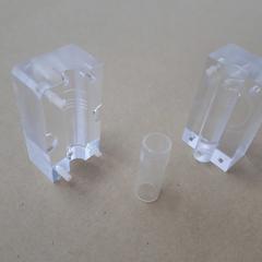 シリコンゴムの簡易樹脂型による成形品