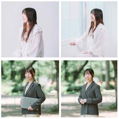 【Webデザイナー様】スタジオ及び野外でプロフィール写真撮影