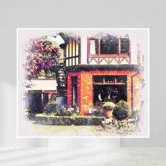 写真加工（水彩画風）