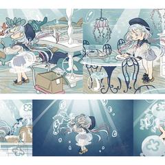 オリジナル曲動画用イラスト　水倉ユラ様