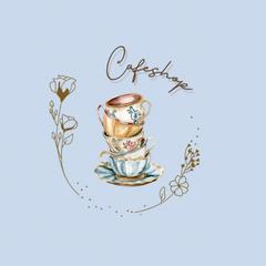 カフェショップなどのロゴ