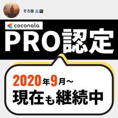 2020年9月～ココナラPRO認定