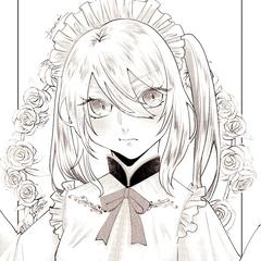 美少女メイドのアイコン(サンプル)