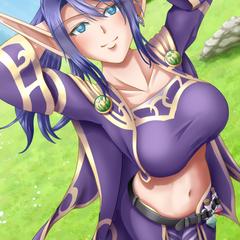 【Skeb】耳長エルフの女性