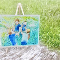 アナログ似顔絵作成