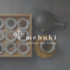 和ハーブティー店舗ロゴデザイン