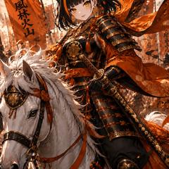 戦国武将×白馬｜和風キャラクター制作