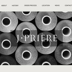 アパレル企画会社　WEBサイト制作