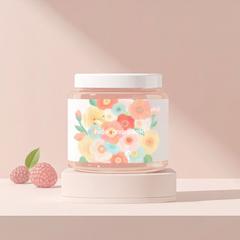 ジャムのパッケージモックアップ