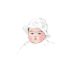 赤ちゃんイラスト（自主制作）