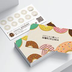 カフェ＆ドーナツ　モリクマ様　スタンプカード