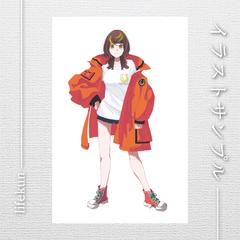 らいふくんオリジナルキャラクター立ち絵