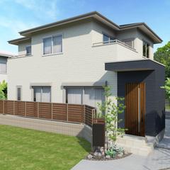 戸建住宅の外観・外構CGパース制作｜販売促進・お客様提案用に